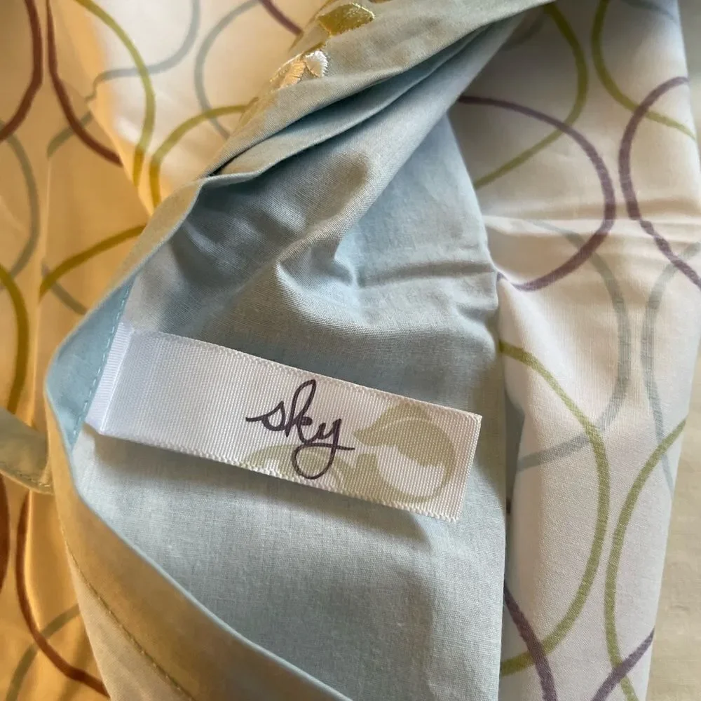 Sky Belladonna Embroidered Euro Sham (1)